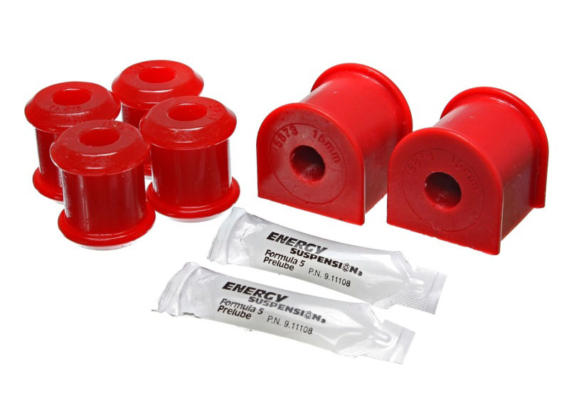 Energy Suspension 5.5167r | 00-04 Dodge Dakota 4WD / 00-03 Durango 4WD Red 15mm Rear Sway Bar Bushing Set; 2000-2004