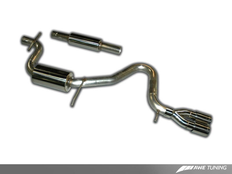 AWE Tuning 3010-22020 | VW Golf Base 2.5L 2.5L Golf/Rabbit Catback Performance Exhaust; 2010-2013