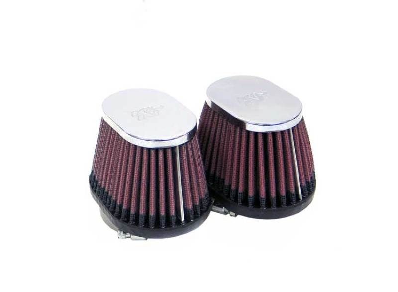 K&N Engineering rc2452 | K&N 1-3/4in FLG 4 X 2-7/8in B 3 X 2in T 2-3/4in L (2 PER BOX) Universal Clamp-On Air Filter