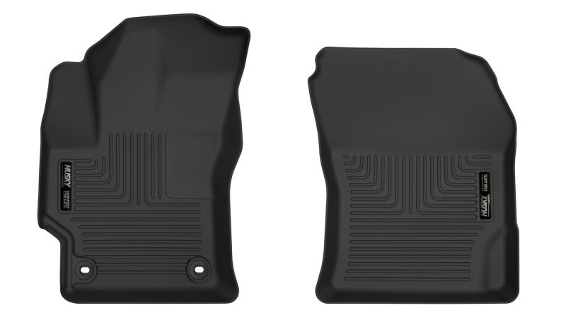 Husky Liners 54831 | 20-23 Toyota Corolla Sedan Black Front Floor Liners; 2020-2023