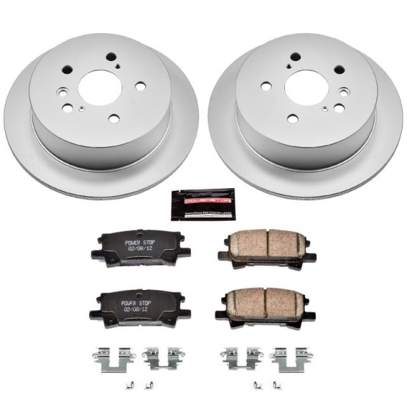 PowerStop crk5333 | Power Stop 04-06 Lexus RX330 Rear Z17 Evolution Geomet Coated Brake Kit; 2004-2006