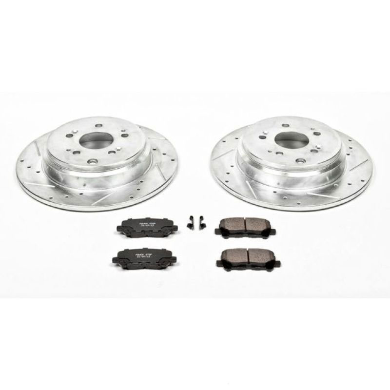 PowerStop k4685 | Power Stop 07-13 Acura MDX Rear Z23 Evolution Sport Brake Kit; 2007-2013