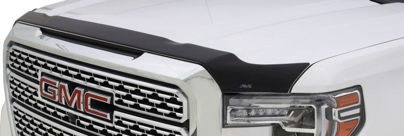 AVS 377185 | 20-22 GMC Sierra 2500/3500 HD Aeroskin Low Profile Hood Shield - Matte Black; 2020-2022