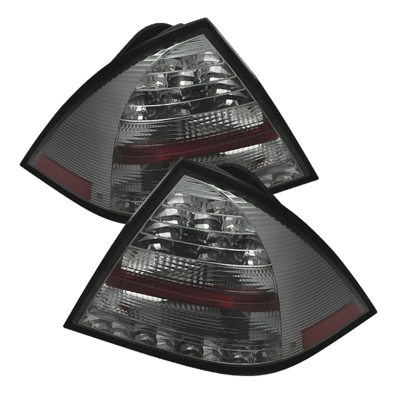 SPYDER 5069986 | Spyder Mercedes Benz W203 C-Class 4DR Sedan LED Tail Lights - Smoke - (ALT-YD-MBZC05-LED-SM); 2005-2007