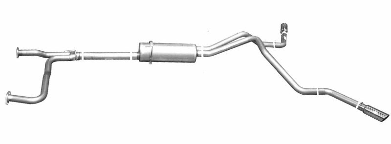 Gibson 8100 | 04-10 Nissan Titan LE 5.6L 2.5in Cat-Back Dual Extreme Exhaust - Aluminized; 2004-2010