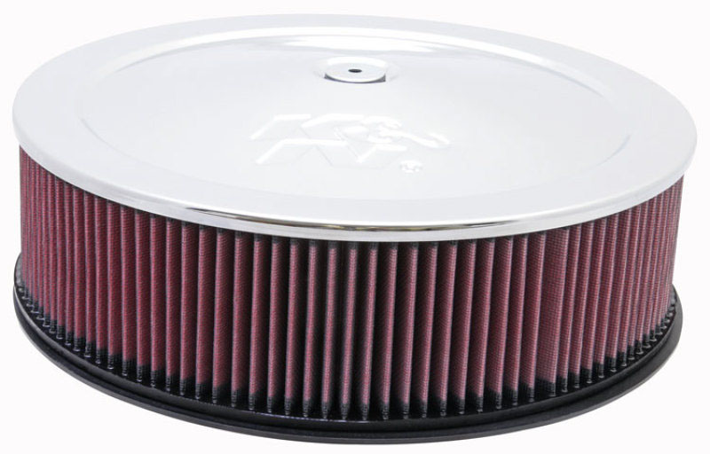 K&N Engineering 601235 | K&N Universal Custom Air Filter - Round 7-5/16in. Flange / 14in. OD / 12in. ID / 5.5in. Height