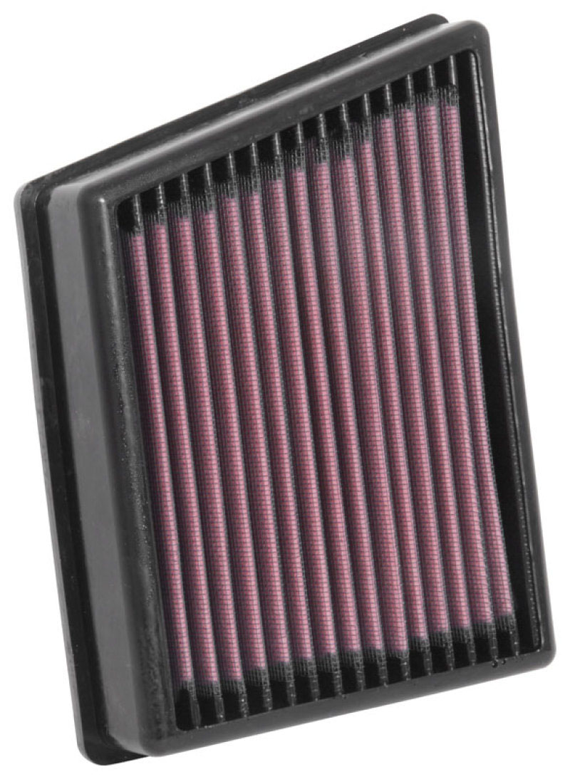 K&N Engineering 333117 | K&N 17-18 Ford Fiesta VII L4-1.0L F/I Drop In Air Filter; 2017-2018