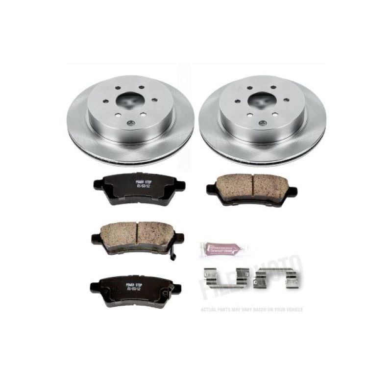 PowerStop koe147 | Power Stop 05-12 Nissan Pathfinder Rear Autospecialty Brake Kit; 2005-2012