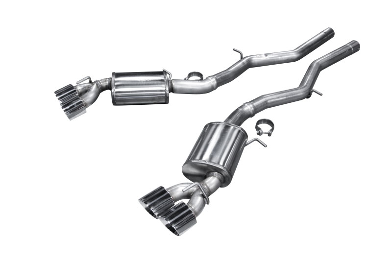 American Racing Headers cav8-16178300fsqwc | ARH 2016+ Chevrolet Camaro V8 1-7/8in x 3in Full System w/ Cats & Quad Tips; 2016-2024