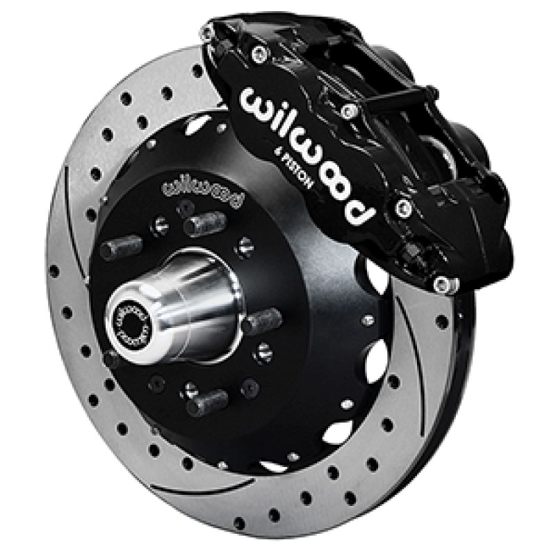 Wilwood 14016908d | 55-57 Chevy Bel Air Superlite 6R Kit, 5 x 4.50in/4.75in Hub - 12.88in D&S Rotor; 1955-1957