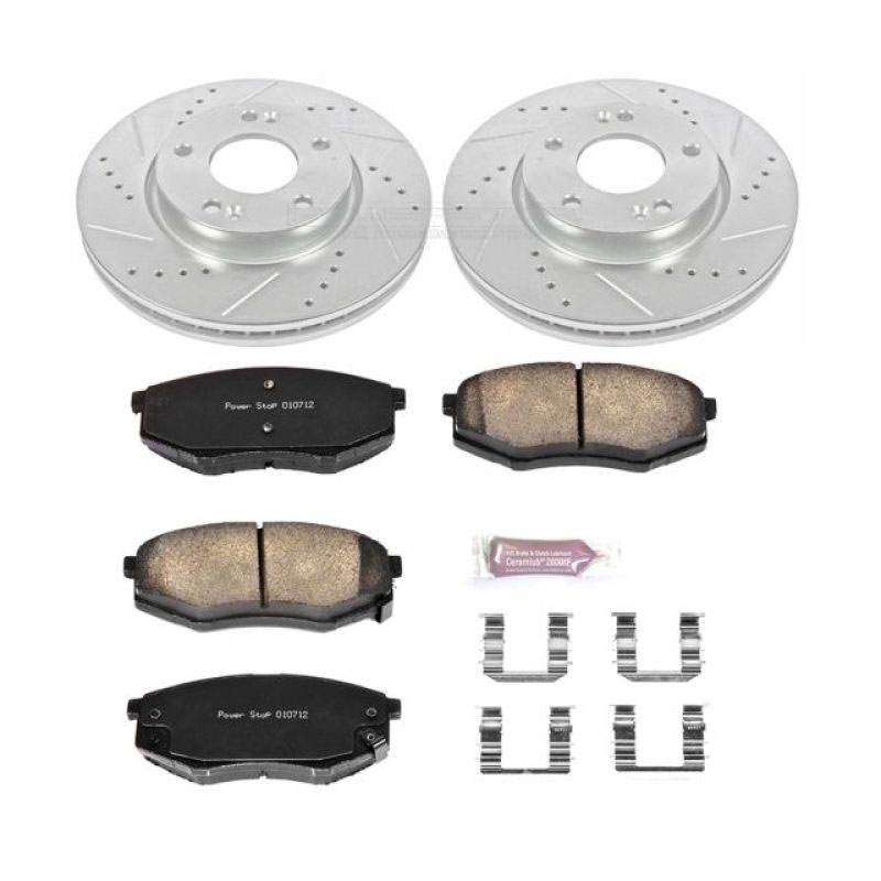 PowerStop k5806 | Power Stop 10-12 Hyundai Tucson Front Z23 Evolution Sport Brake Kit; 2010-2012