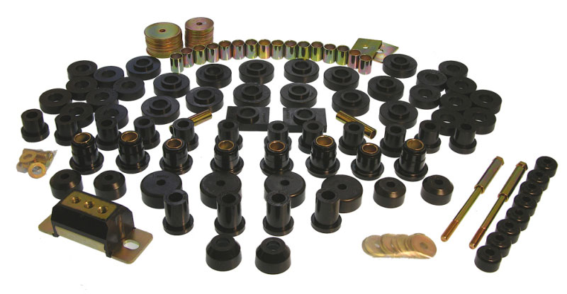 Prothane 7-2010-BL | 55-57 Chevy All Models Total Kit - Black; 1955-1957