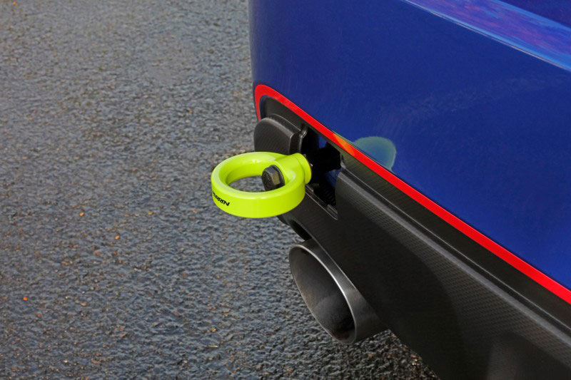 Perrin Performance psp-bdy-255ny | Perrin Subaru BRZ/Scion FR-S/Toyota 86 Tow Hook Kit (Rear) - Neon Yellow; 2013-2020