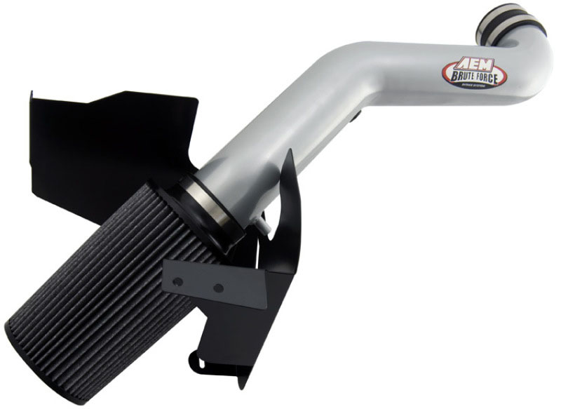 AEM Induction 218310dc | AEM 06 Jeep Commander 4.7L V8 Silver Brute Force Air Intake; 2006-2006