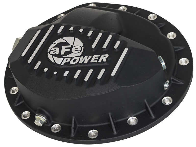 aFe 46-70362 | Power Pro Series Rear Differential Cover Black w/Machined Fins 16-17 Nissan Titan XD(AAM 9.5-14); 2016-2017