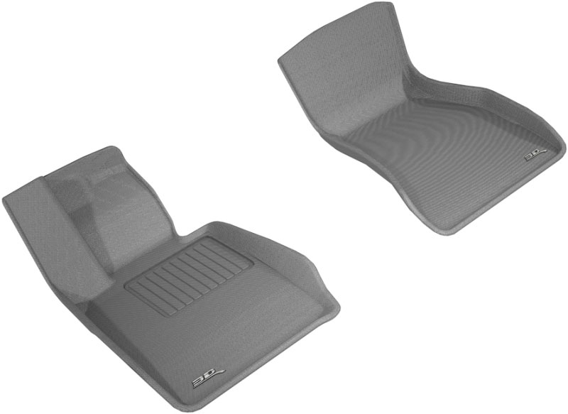 3D Maxpider l1bm08411501 | 3D MAXpider 2017-2020 BMW 5 Series G30/G31 Kagu 1st Row Floormat - Gray; 2017-2020