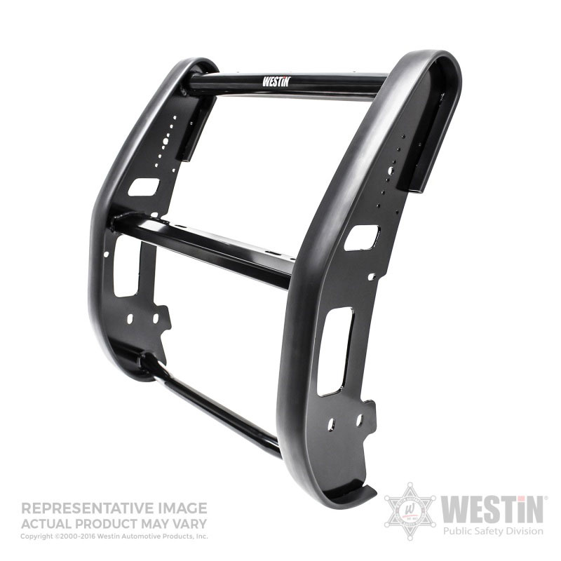 Westin 36-2055 | 2016-2018 Ford Interceptor Utility Push Bumper Elite - Black; 2016-2018