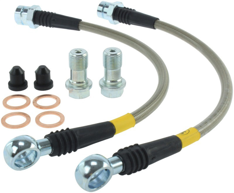 Stoptech 95033522 | StopTech 15-17 Volkswagen GTI Stainless Steel Rear Brake Lines; 2015-2017