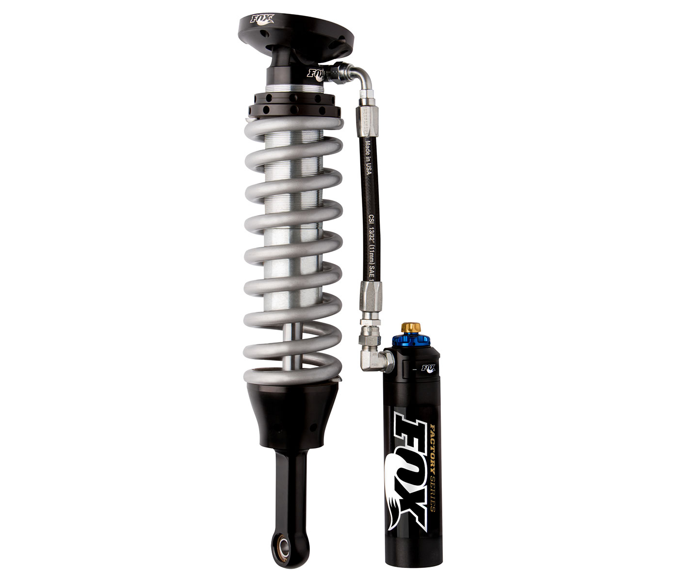 FOX 883-06-092 | Fox 05+ Toyota Hilux 4WD 2.5 Factory Series 4.5in. Remote Res. Coilover DSC Adj. / 0-2in. Lift - Blk; 2005-2015