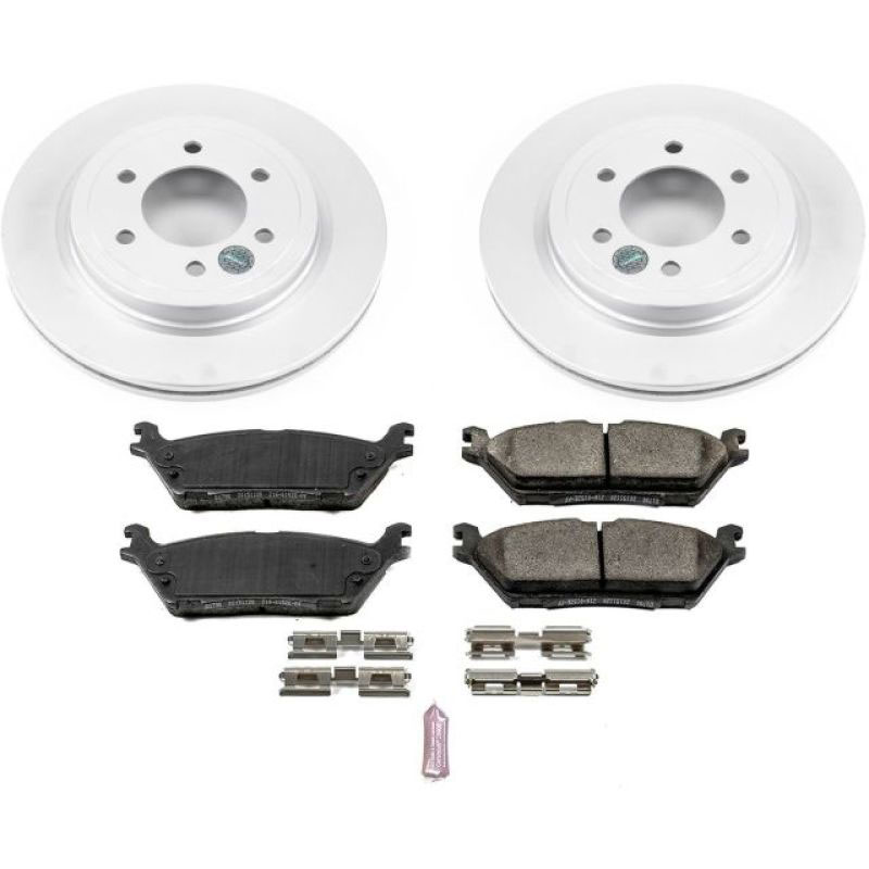 PowerStop crk8030 | Power Stop 2018 Ford Expedition Rear Z17 Evolution Geomet Coated Brake Kit; 2018-2022