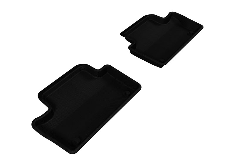 3D Maxpider l1vv01521509 | 3D MAXpider 2010-2017 Volvo XC60 Kagu 2nd Row Floormats - Black; 2010-2017