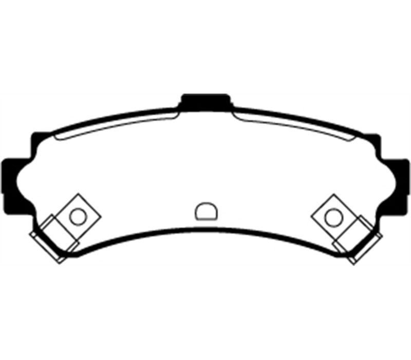 EBC ud669 | 95-97 Nissan Sentra 1.6 Ultimax2 Rear Brake Pads; 1995-1997