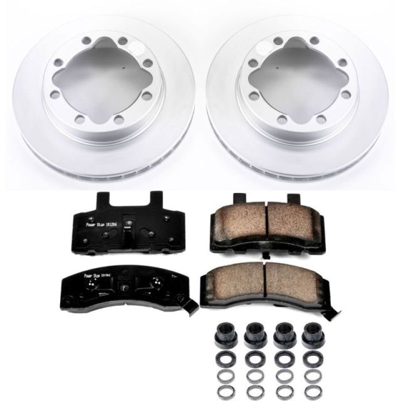 PowerStop crk1524 | Power Stop 94-99 Chevrolet K1500 Suburban Front Z17 Evolution Geomet Coated Brake Kit; 1994-1999