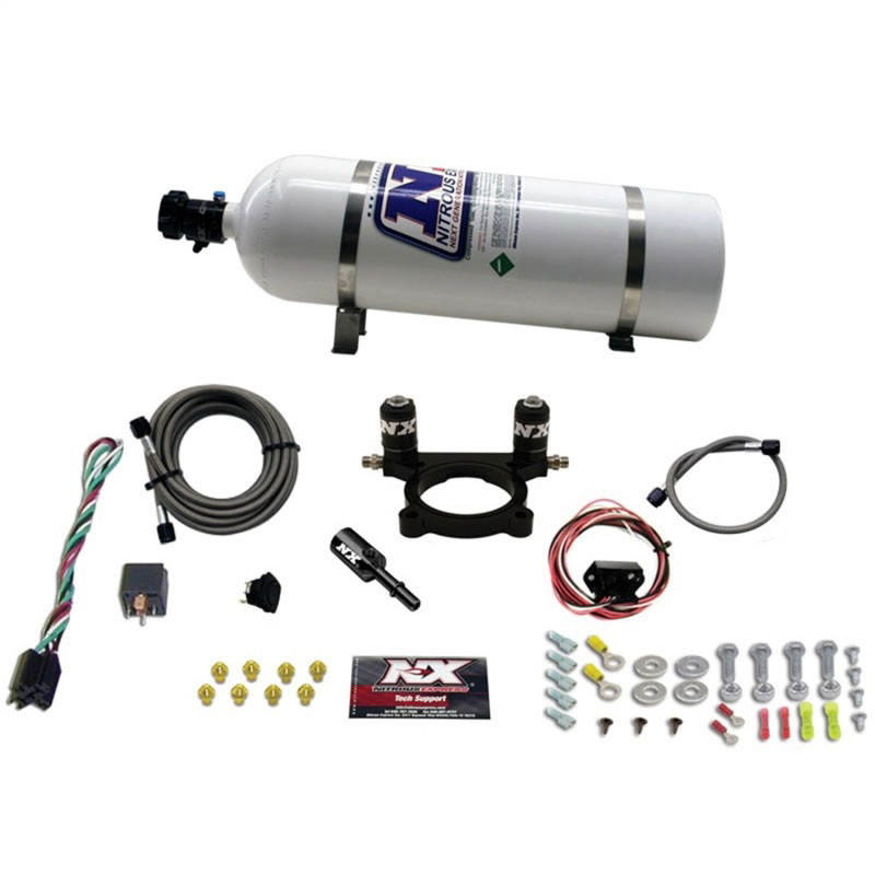 Nitrous Express 20960-15 | 2013+ Subaru BRZ Nitrous Plate Kit (35-100HP) w/15lb Bottle; 2013-2023