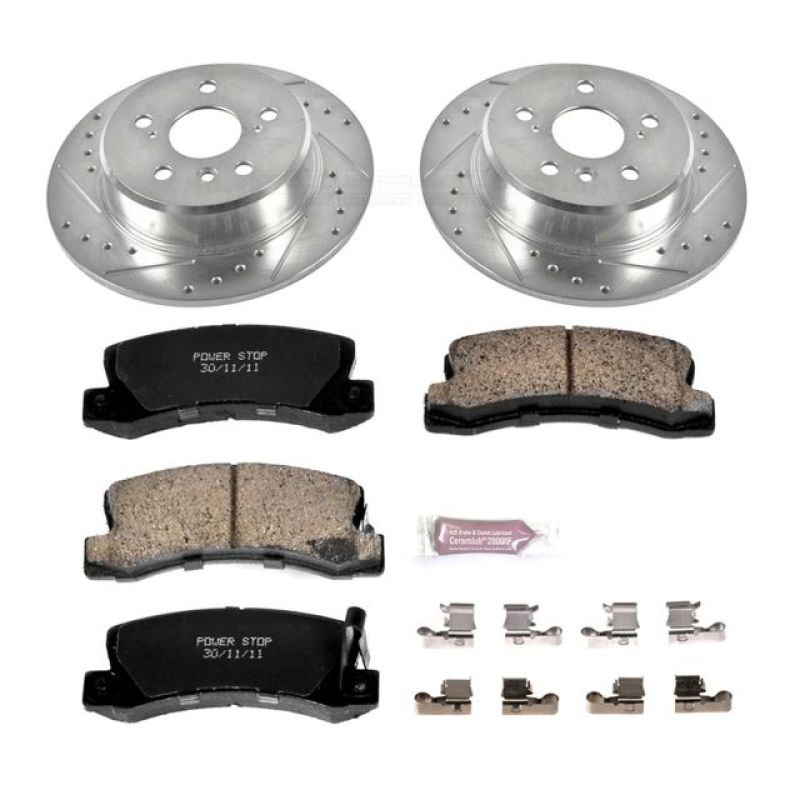 PowerStop k6784 | Power Stop 99-03 Lexus RX300 Rear Z23 Evolution Sport Brake Kit; 1999-2003