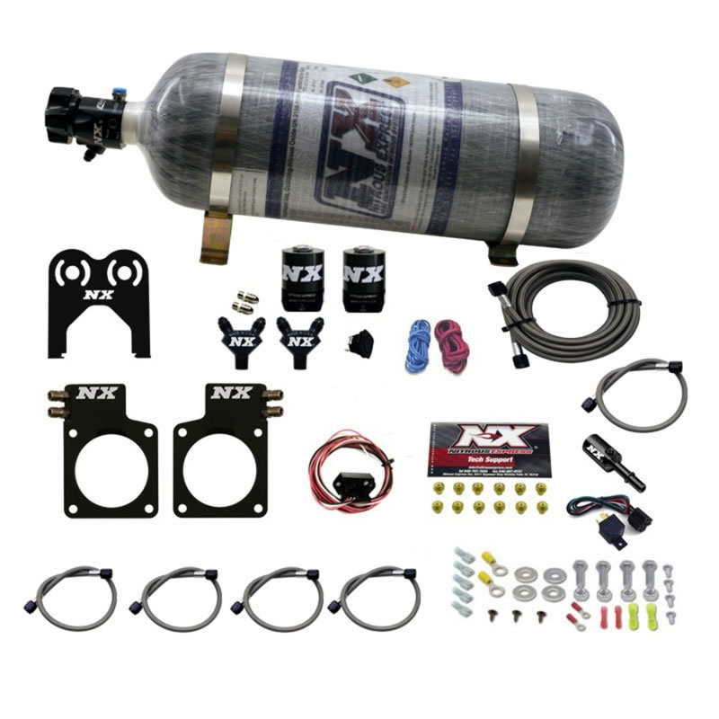 Nitrous Express 20717-12 | Nissan GT-R Nitrous Plate Kit (35-300HP) w/Composite Bottle; 2009-2020