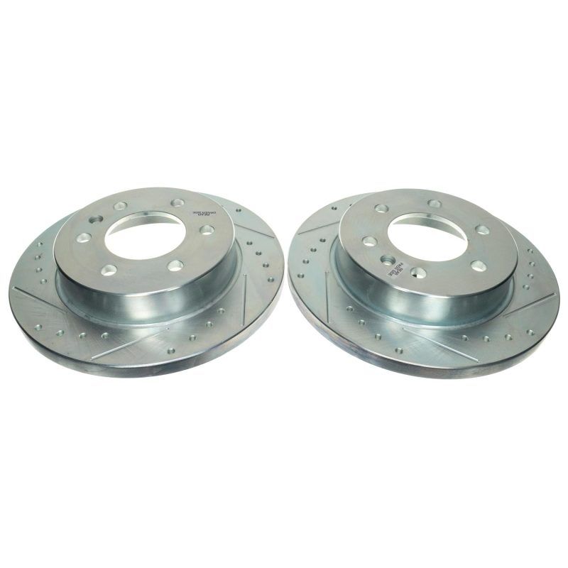 PowerStop ebr1822xpr | Power Stop 19-21 Mercedes-Benz Sprinter 2500 Rear Drilled & Slotted Rotor (Pair); 2019-2021