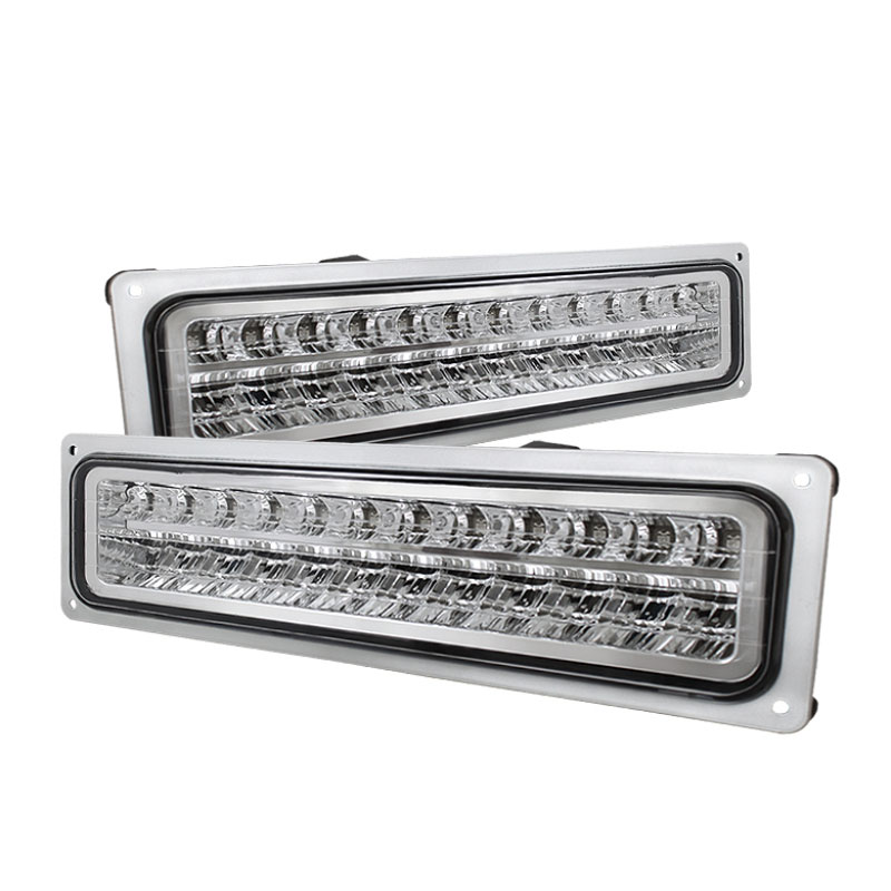 SPYDER 5017352 | xTune Chevrolet C10 LED Bumper Lights - Chrome; 1988-1998