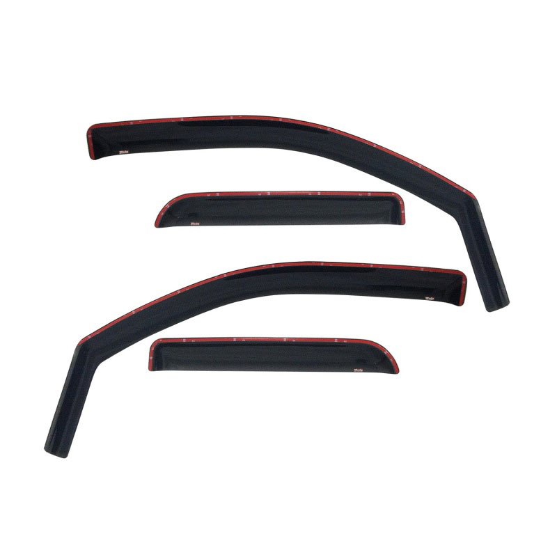 Westin 72-39489 | 1995-2005 Chevrolet/GMC/Oldsmobile S-10 Blazer Wade In-Channel Wind Deflector 4pc - Smoke; 1995-2005