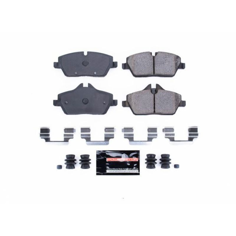 PowerStop z23-1308 | Power Stop 07-19 Mini Cooper Front Z23 Evolution Sport Brake Pads w/Hardware; 2007-2019