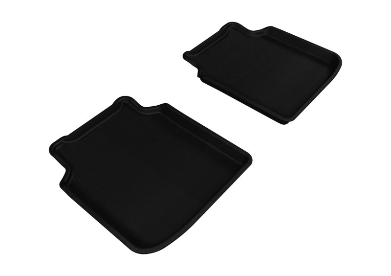 3D Maxpider l1bm05221509 | 3D MAXpider 2009-2012 BMW 7 Series LI F02/F04 Kagu 2nd Row Floormats - Black; 2009-2012