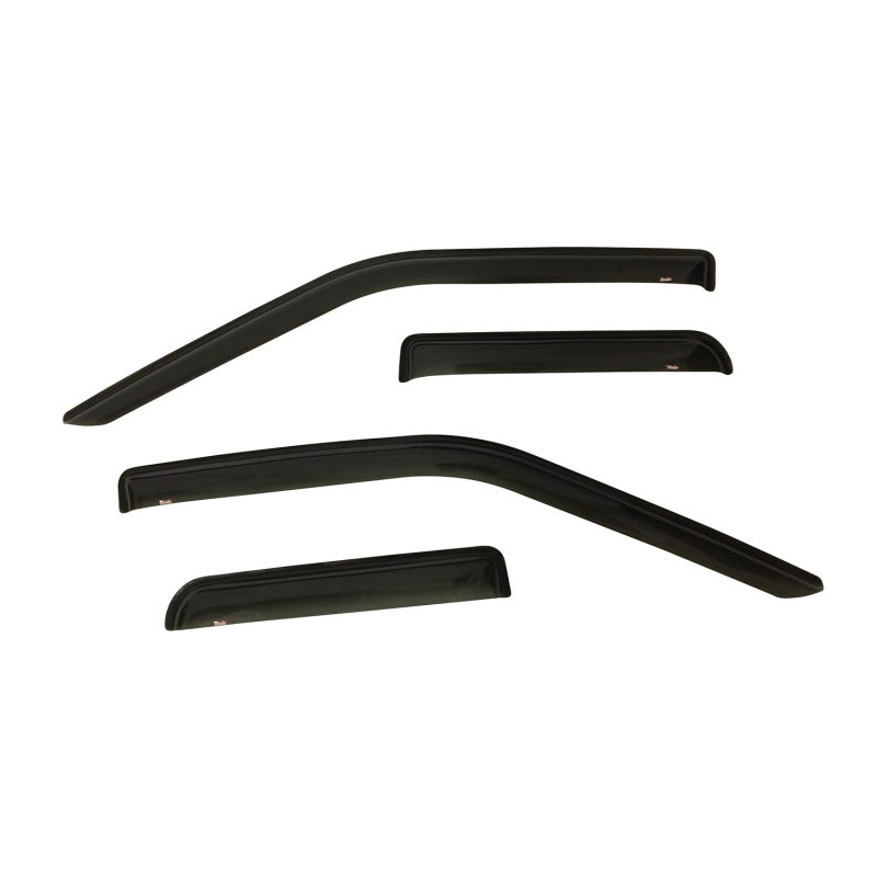 Westin 72-37446 | 2015-2018 Ford F-150 SuperCab Wade Slim Wind Deflector 4pc - Smoke; 2015-2018