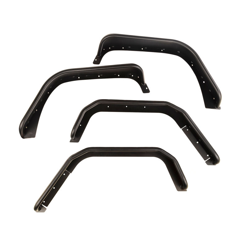 Rugged Ridge 11615.48 | Steel Tube Fenders F/R Set 07-18 Jeep Wrangler JK; 2007-2018