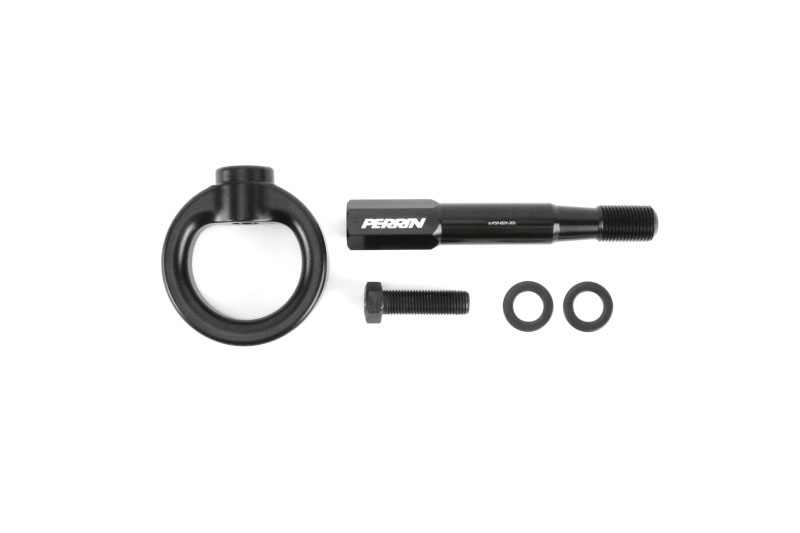 Perrin Performance psp-bdy-253bk | Perrin 14-19 Subaru Forester/Ascent Tow Hook Kit (Rear) - Black; 2014-2019