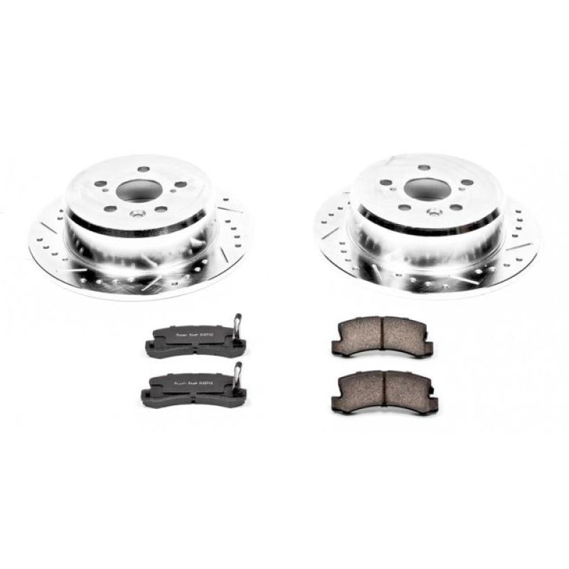 PowerStop k3147 | Power Stop 95-99 Toyota Celica Rear Z23 Evolution Sport Brake Kit; 1995-1999