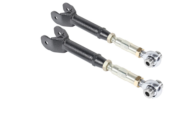 BMR Suspension tca061h | BMR 16-17 6th Gen Camaro Lower Trailing Arms w/ On-Car Adj. Rod Ends - Black Hammertone; 2016-2024