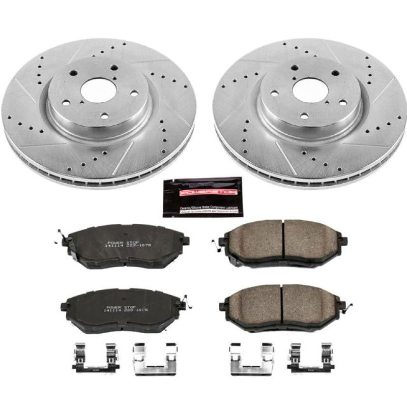 PowerStop k4603 | Power Stop 06-07 Subaru B9 Tribeca Front Z23 Evolution Sport Brake Kit; 2006-2007