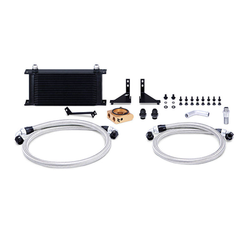 Mishimoto mmoc-fist-14tbk | 14-16 Ford Fiesta ST Thermostatic Oil Cooler Kit - Black; 2014-2016