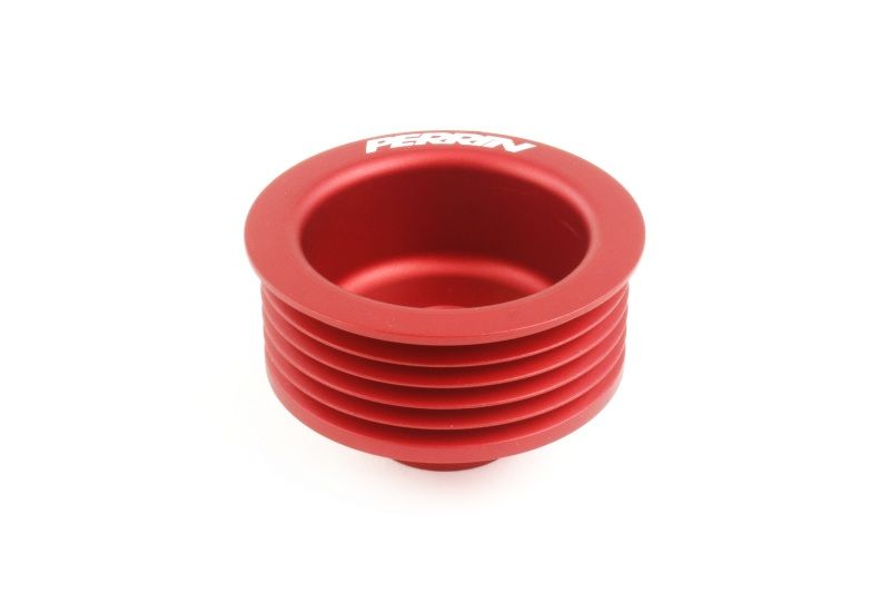 Perrin Performance pspeng119rd | Perrin 07-21 Subaru WRX STI EJ Engines Alternator Pulley - Red; 2007-2021