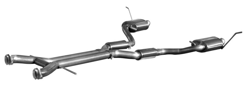 American Racing Headers DUR-11300CTBK | Dodge Hemi Durango 3 inch Cat Back; 2011-2020