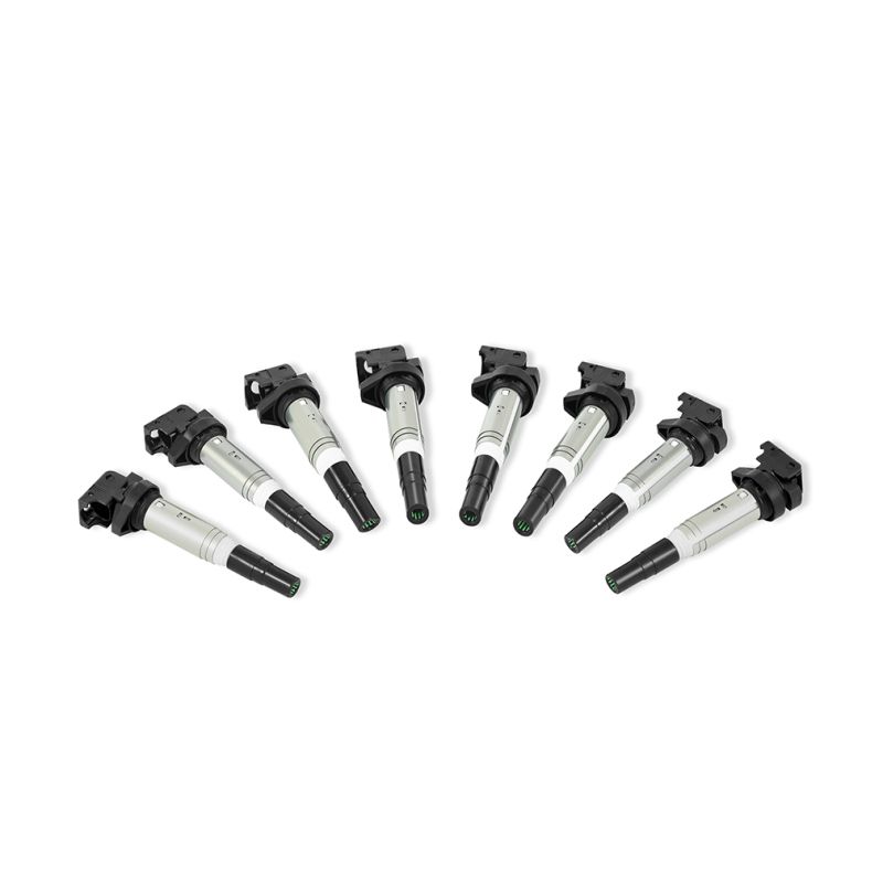 Mishimoto mmigbmw0208 | 2002+ BMW M54/N20/N52/N54/N55/N62/S54/S62 Eight Cylinder Ignition Coil Set of 8; 2002-2016