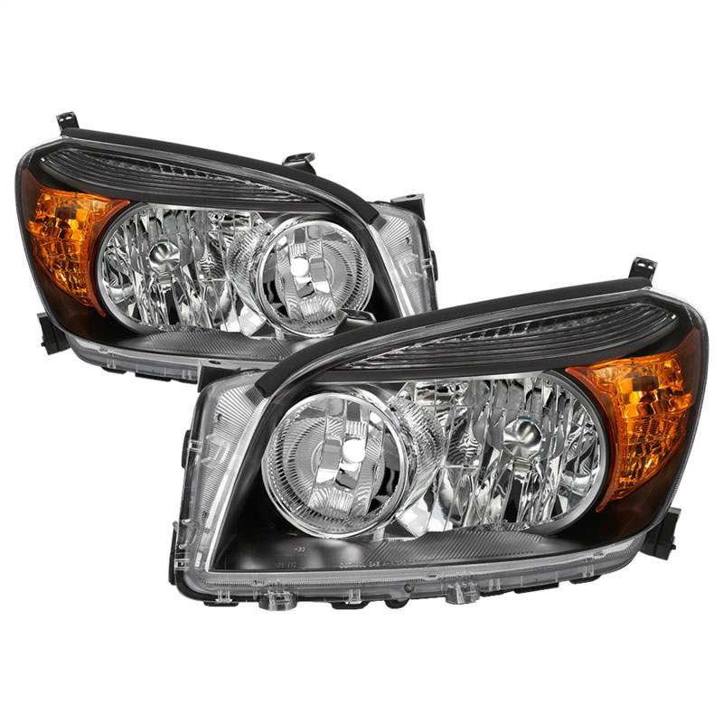 SPYDER 9042850 | xTune 06-08 Toyota RAV4 OEM Style Headlights - Black (HD-JH-TRAV06-AM-BK); 2006-2008