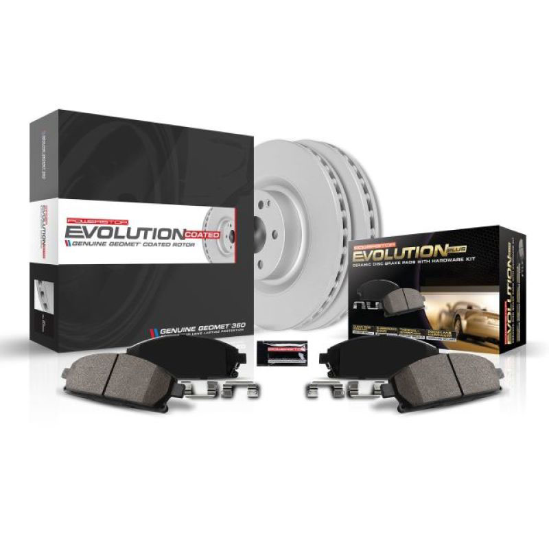 PowerStop crk8275 | Power Stop 18-19 Nissan Leaf Front Z17 Evolution Geomet Coated Brake Kit; 2018-2022