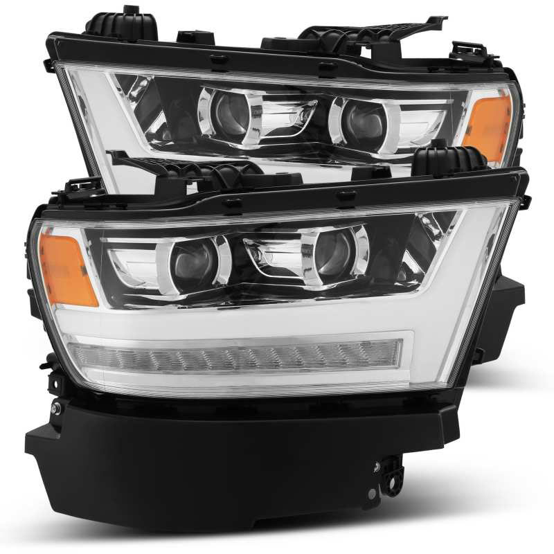 AlphaRex Ram 1500HD PRO-Series Proj Headlight Plnk Styl Chrm w/Activ ...