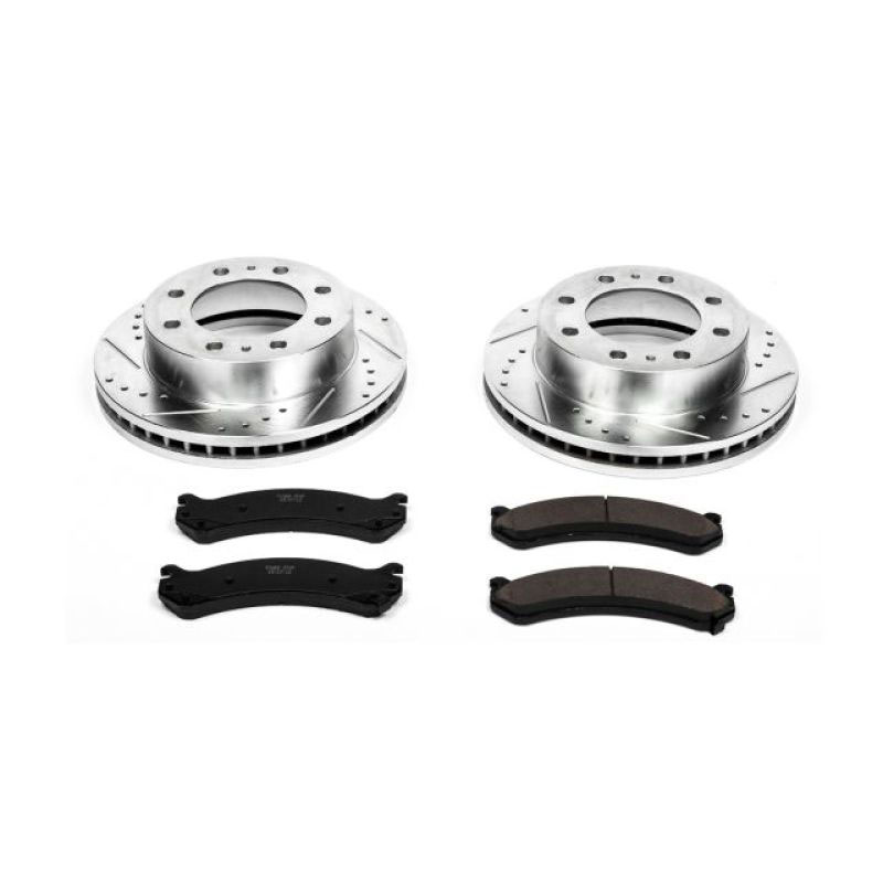 PowerStop k2071 | Power Stop 02-04 Chevrolet Avalanche 2500 Front Z23 Evolution Sport Brake Kit; 2002-2004