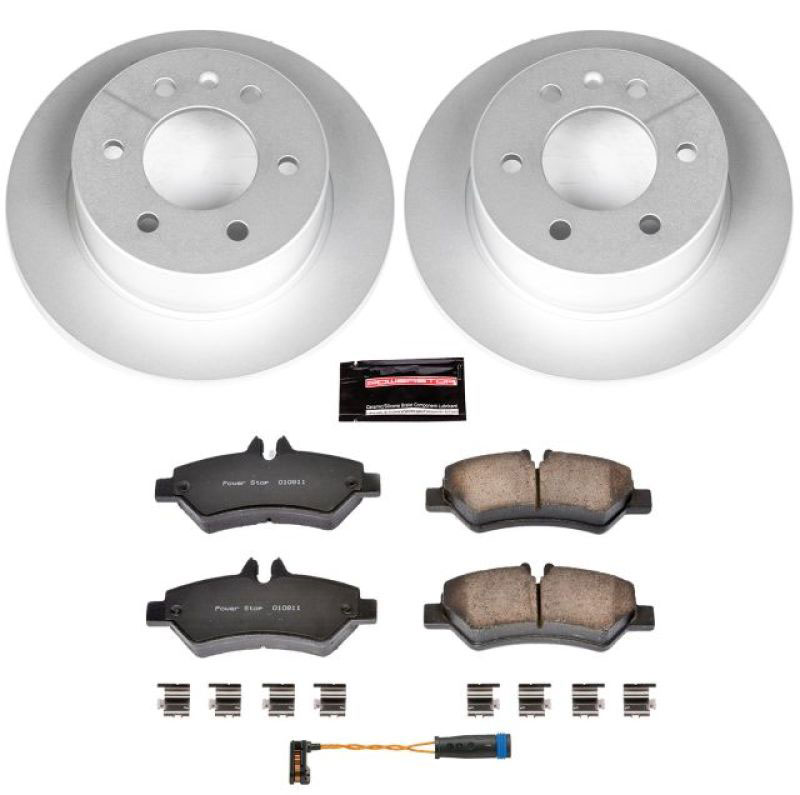 PowerStop crk6198 | Power Stop 07-09 Dodge Sprinter 3500 Rear Z23 Evolution Sport Coated Brake Kit; 2007-2009